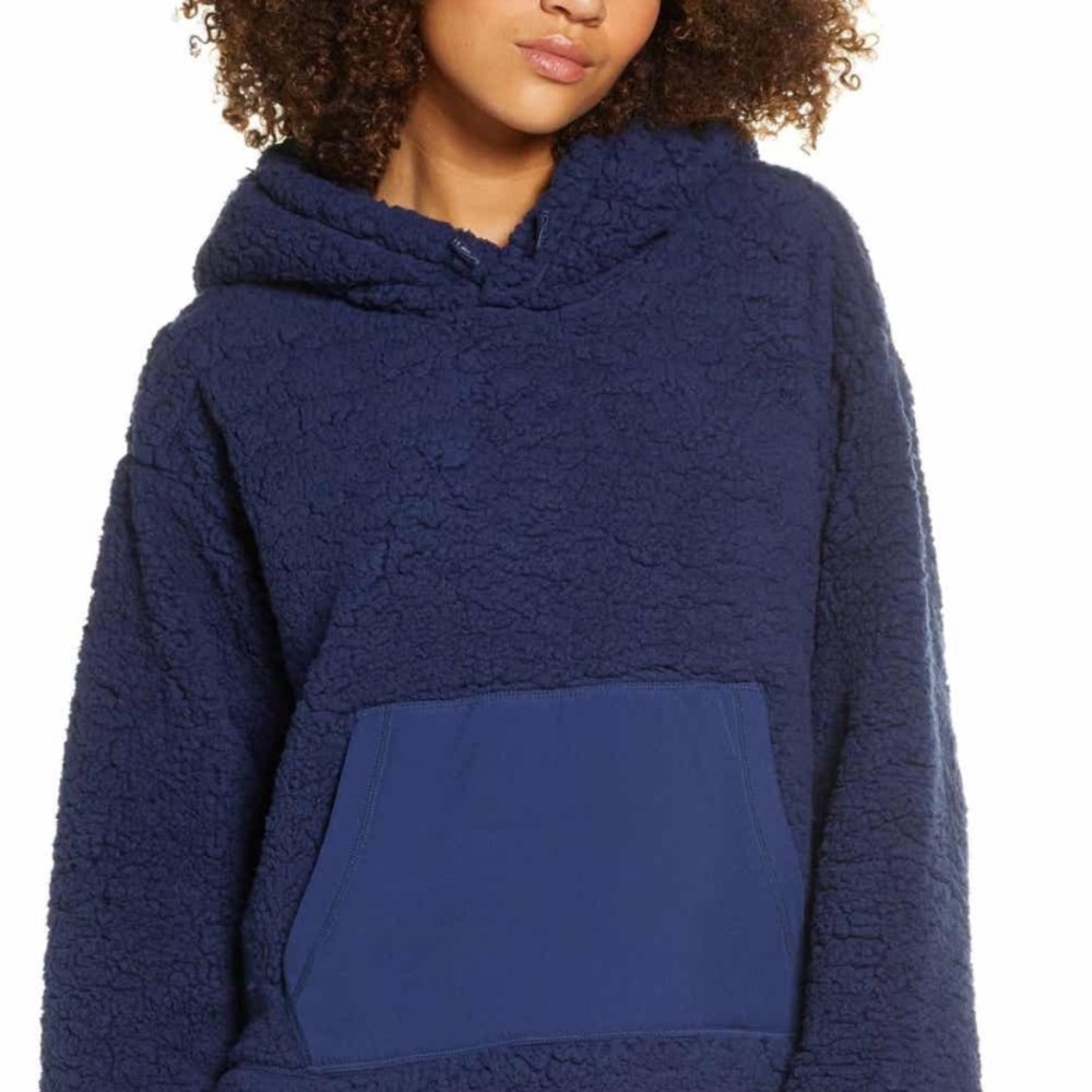 Zella Cassie faux shearling hoodie
